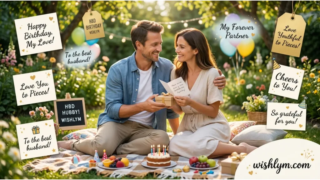 Short Birthday Messages for Husband