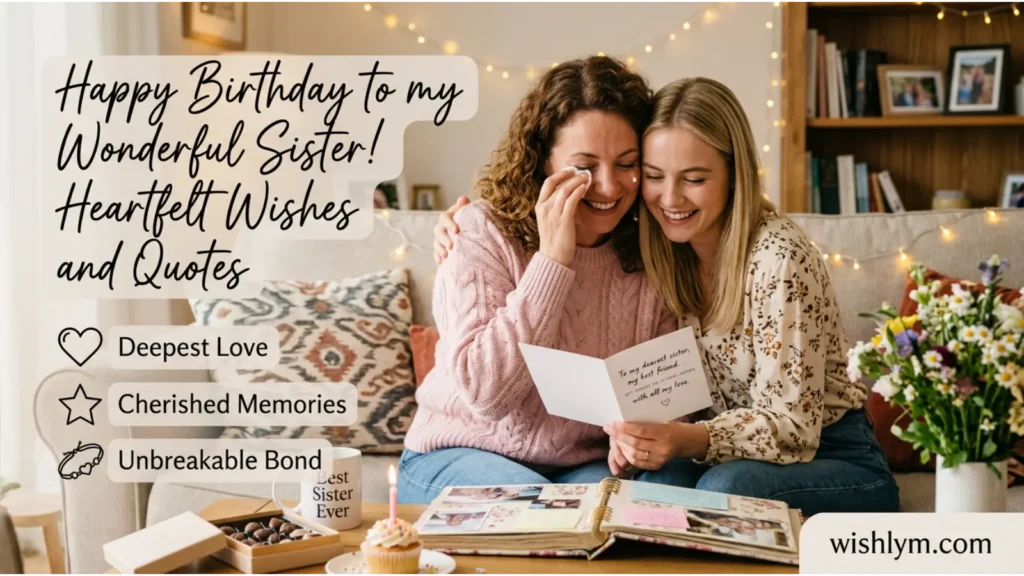 Emotional Birthday Wishes for Elder Sister