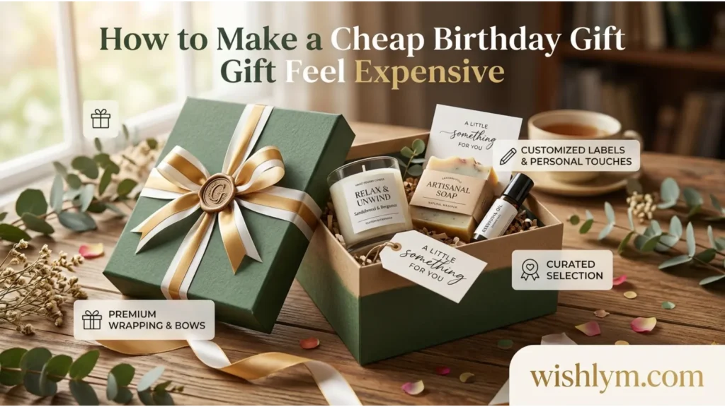 How to Make a Cheap Birthday Gift Feel Expensive