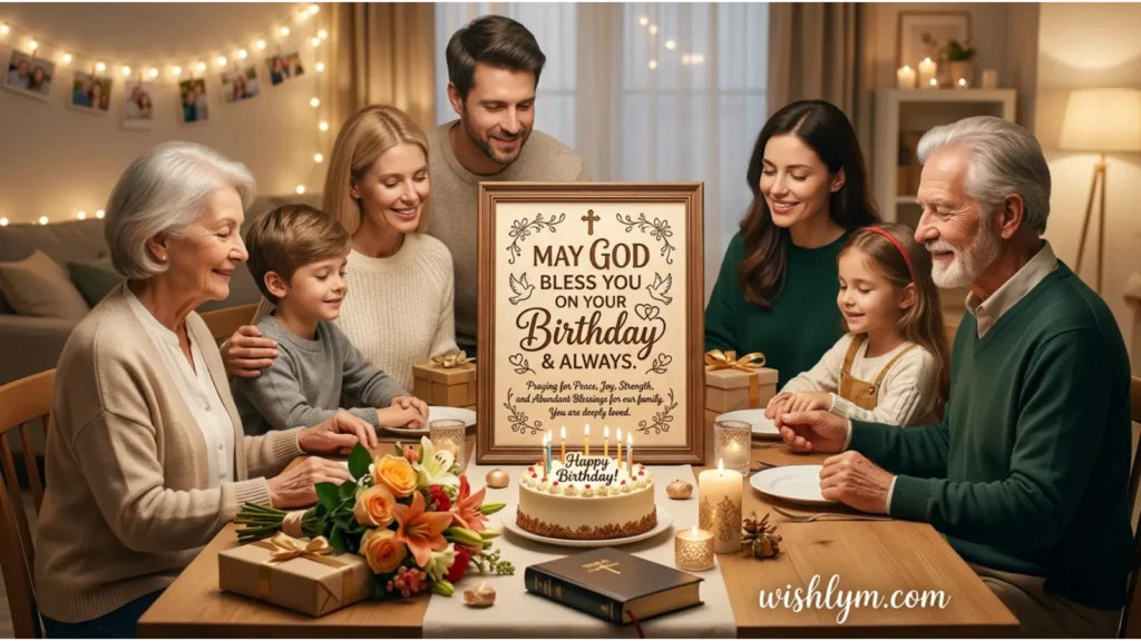 Religious Blessing Birthday Wishes for Family