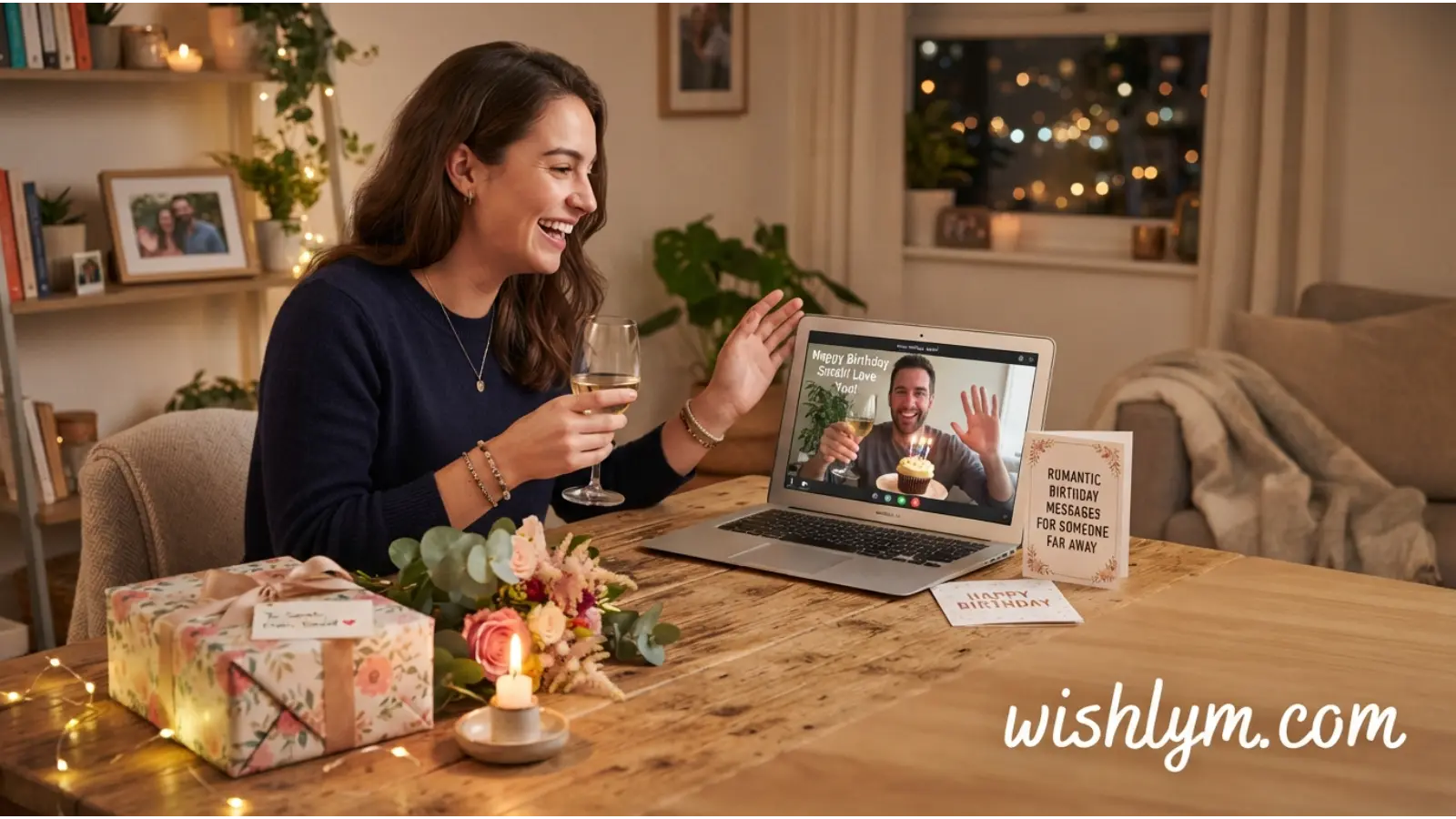 • Romantic Birthday Messages for Someone Far Away