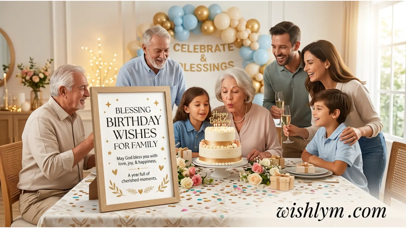 Blessing Birthday Wishes for Family