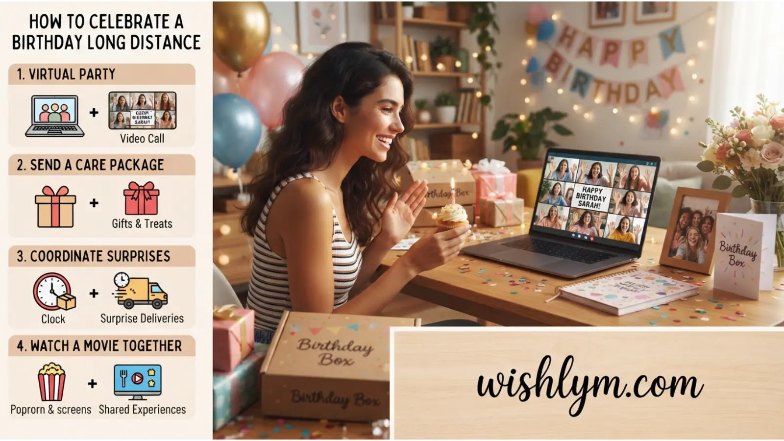 How to Celebrate a Birthday Long Distance
