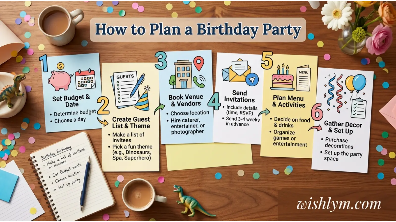 Birthday Party Step by Step